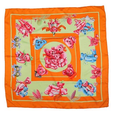 hermes teddy bear scarf|Hermes Bear Scarf .